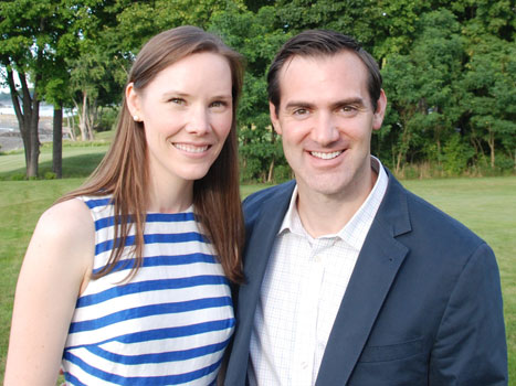 Hadley Powell with husband, Allie