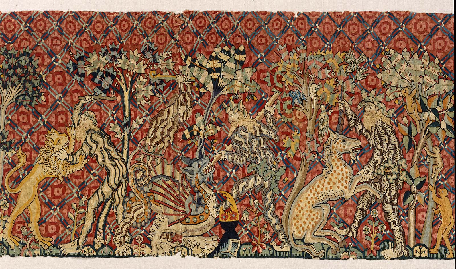 Tapestry Wild Men and Moors Museum of Fine Arts, Boston