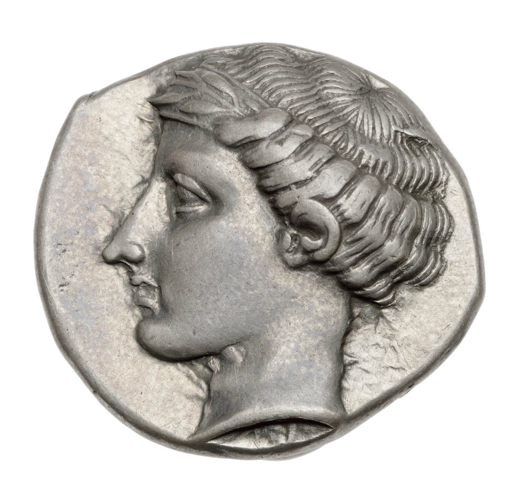 Stater of Terina with head of Terina Museum of Fine Arts, Boston