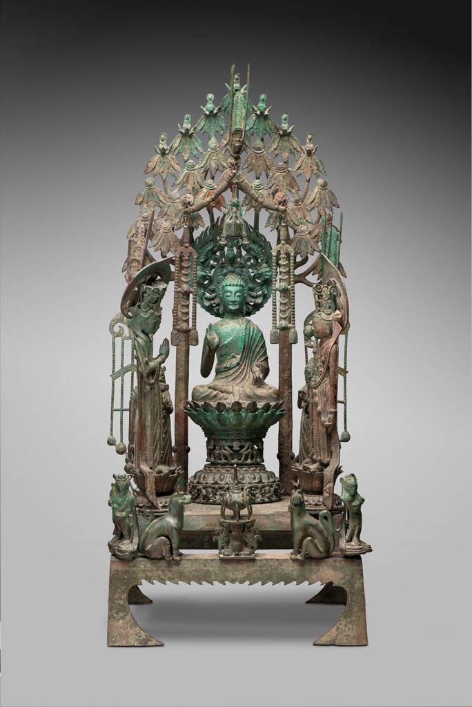 Altarpiece with Amitabha and Attendants | Museum of Fine Arts, Boston