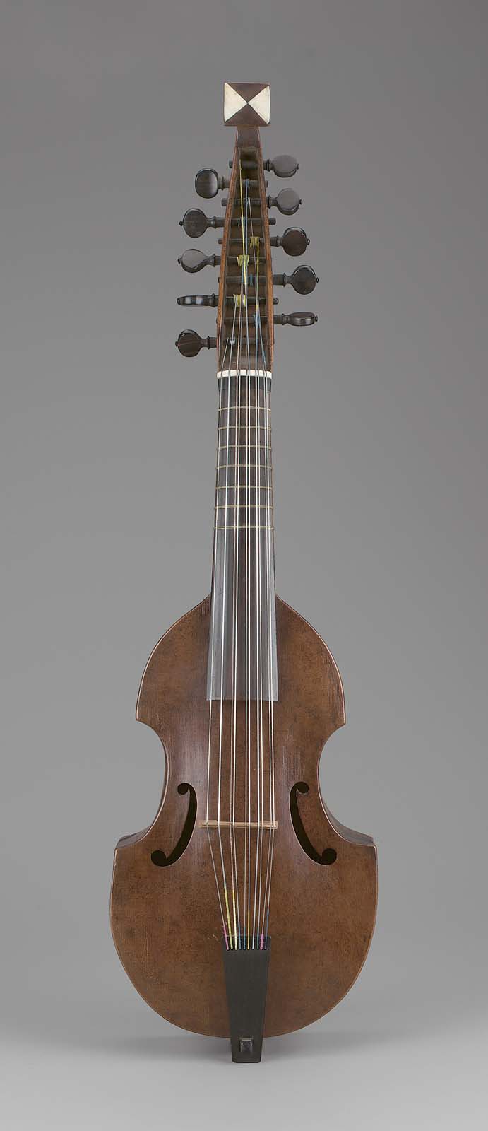 Cither viol (converted from pardessus de viole) Museum of Fine Arts