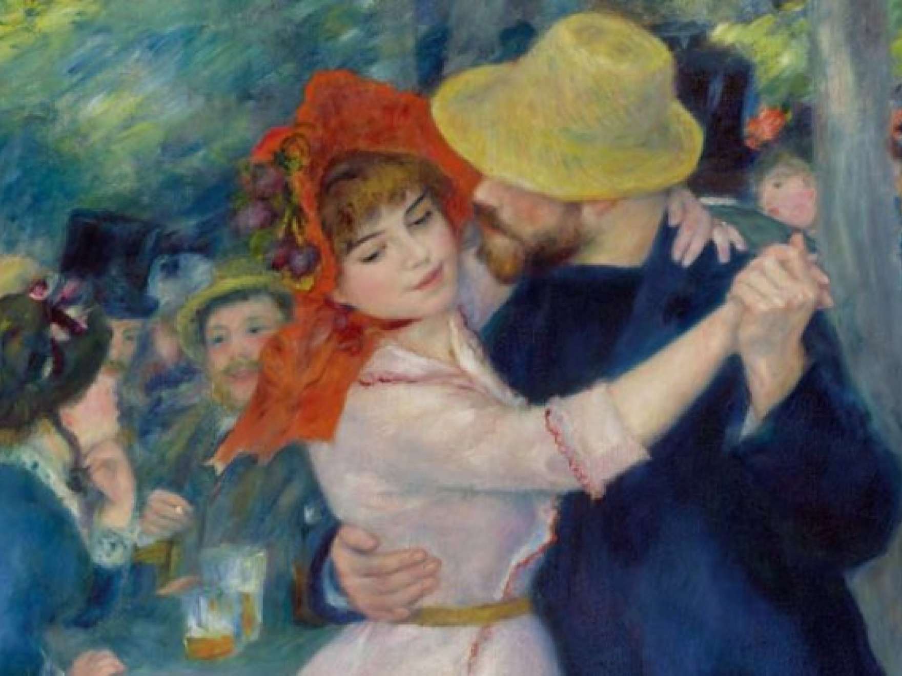 Pierre-Auguste Renoir, Dance at Bougival, 1883 Pierre-Auguste Renoir, Dance at Bougival, 1883