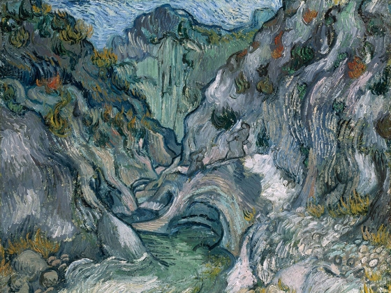 Vincent van Gogh, Ravine, 1889 Vincent van Gogh, Ravine, 1889