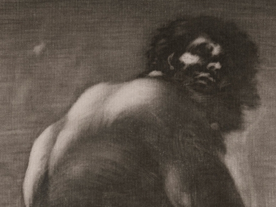 Goya Seated Giant Slide Francisco Goya, Seated Giant, by 1818
