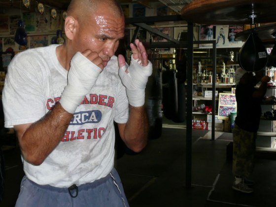 Film Still from Boxing Gym