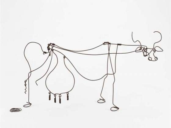 Alexander Calder, Vache, about 1929. Brass wire. Decorative Arts Special Fund. © 2011 Calder Foundation, New York / Artists Rights Society (ARS), New York.