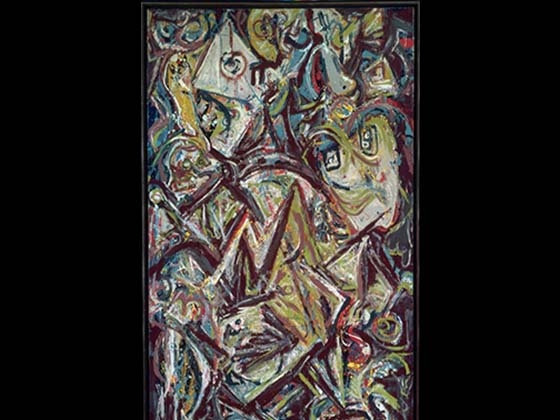 Jackson Pollock, Troubled Queen, 1945 Jackson Pollock, Troubled Queen, 1945