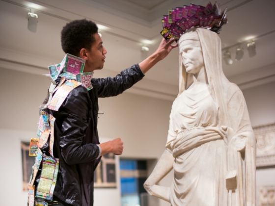 Wilmer Wilson, Priestess Faust Walk, 2015. Photo by Shane Godfrey.