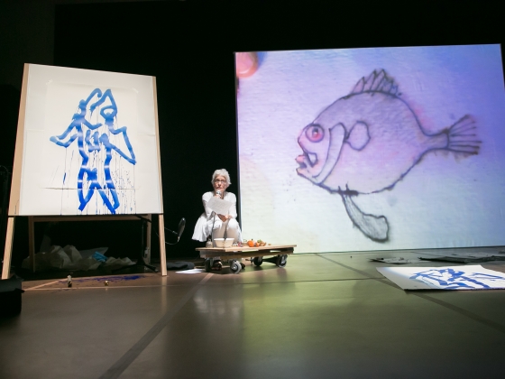 Joan Jonas, Reanimation, 2014. Photos by Shane Godfrey.