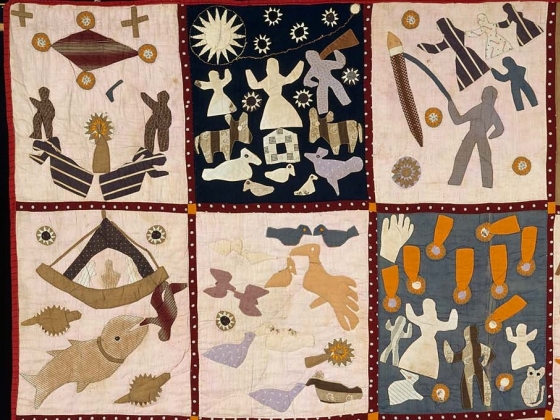 Harriet Powers, Pictorial quilt (detail), 1895-98 Harriet Powers, Pictorial quilt (detail), 1895-98