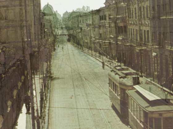 Film still from documentary, Line 41