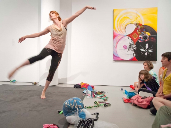 Shinique Smith, "Gesture I: Unraveling," 2014 Shinique Smith, "Gesture I: Unraveling," 2014. Choreographed performance.