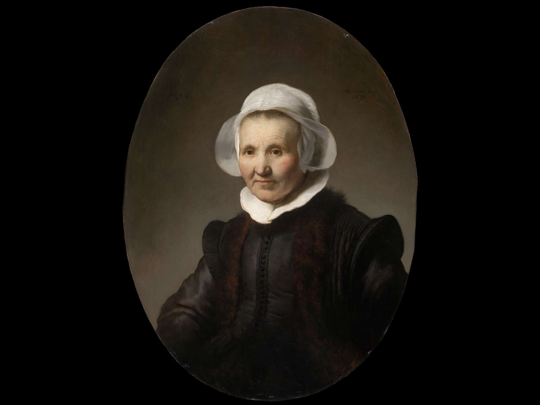Rembrandt Harmensz. van Rijn's painting, Portrait of Aeltje Uylenburgh