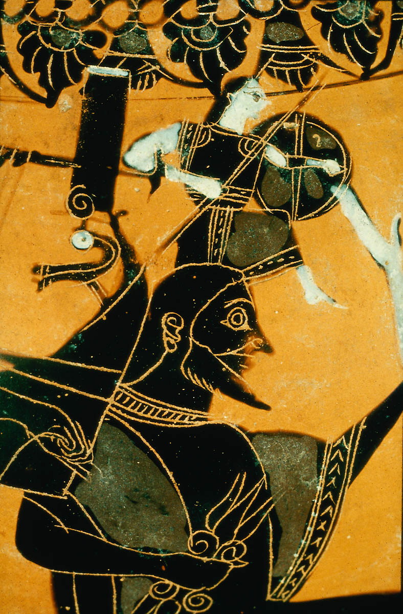 Twohandled jar (amphora) depicting the birth of Athena Museum of