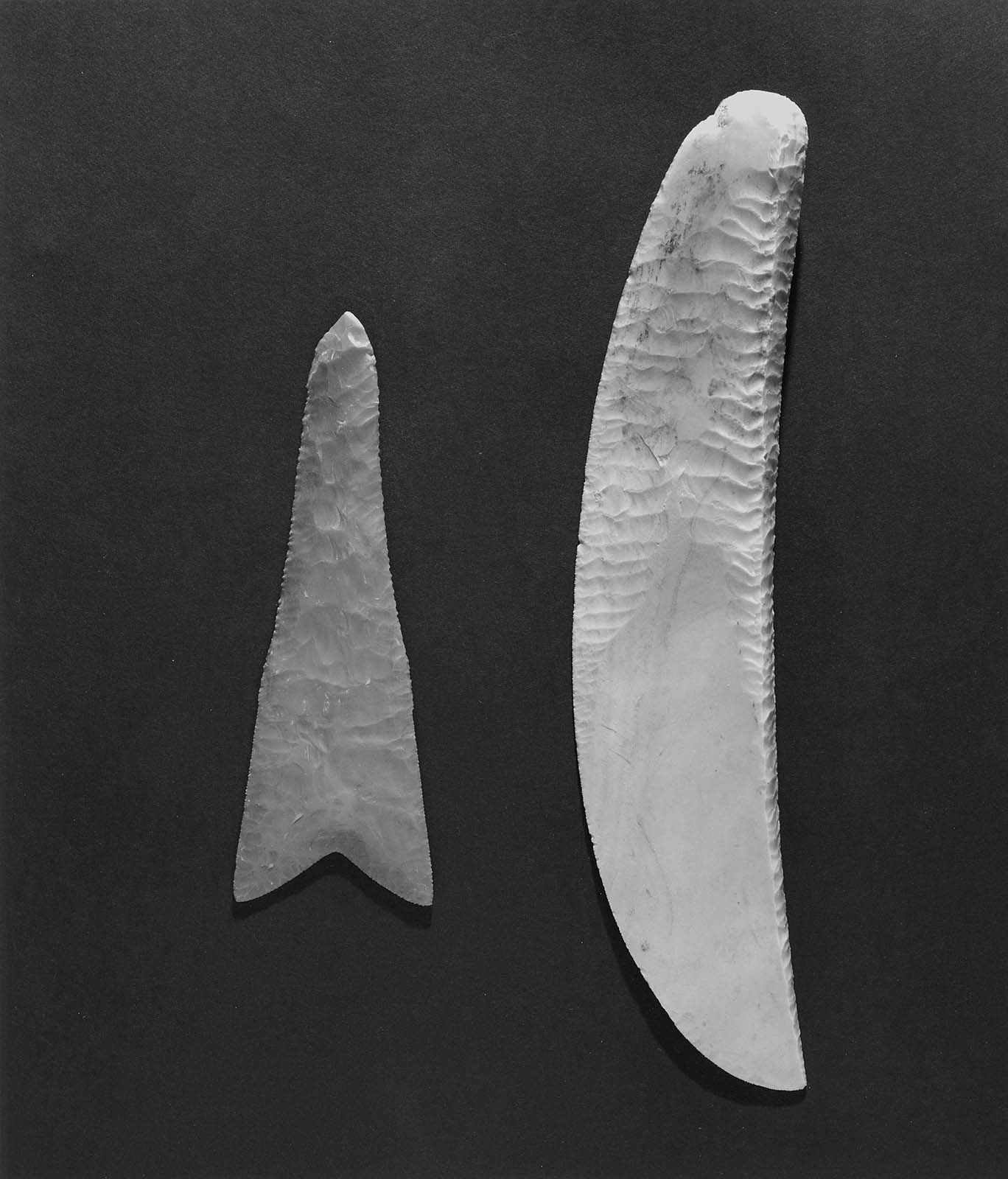 Rippleflaked flint knife Museum of Fine Arts, Boston