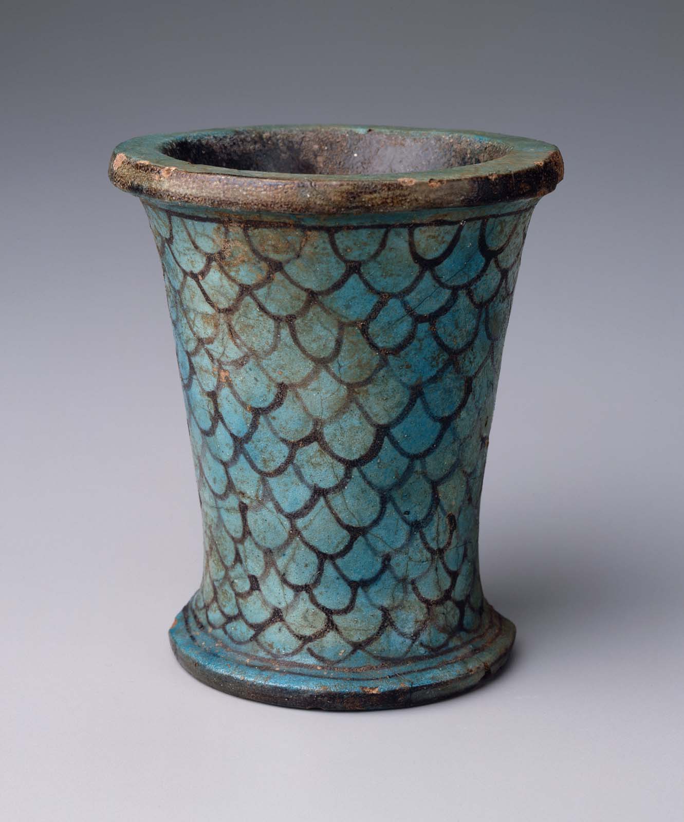 Vessel with a scale pattern Museum of Fine Arts, Boston