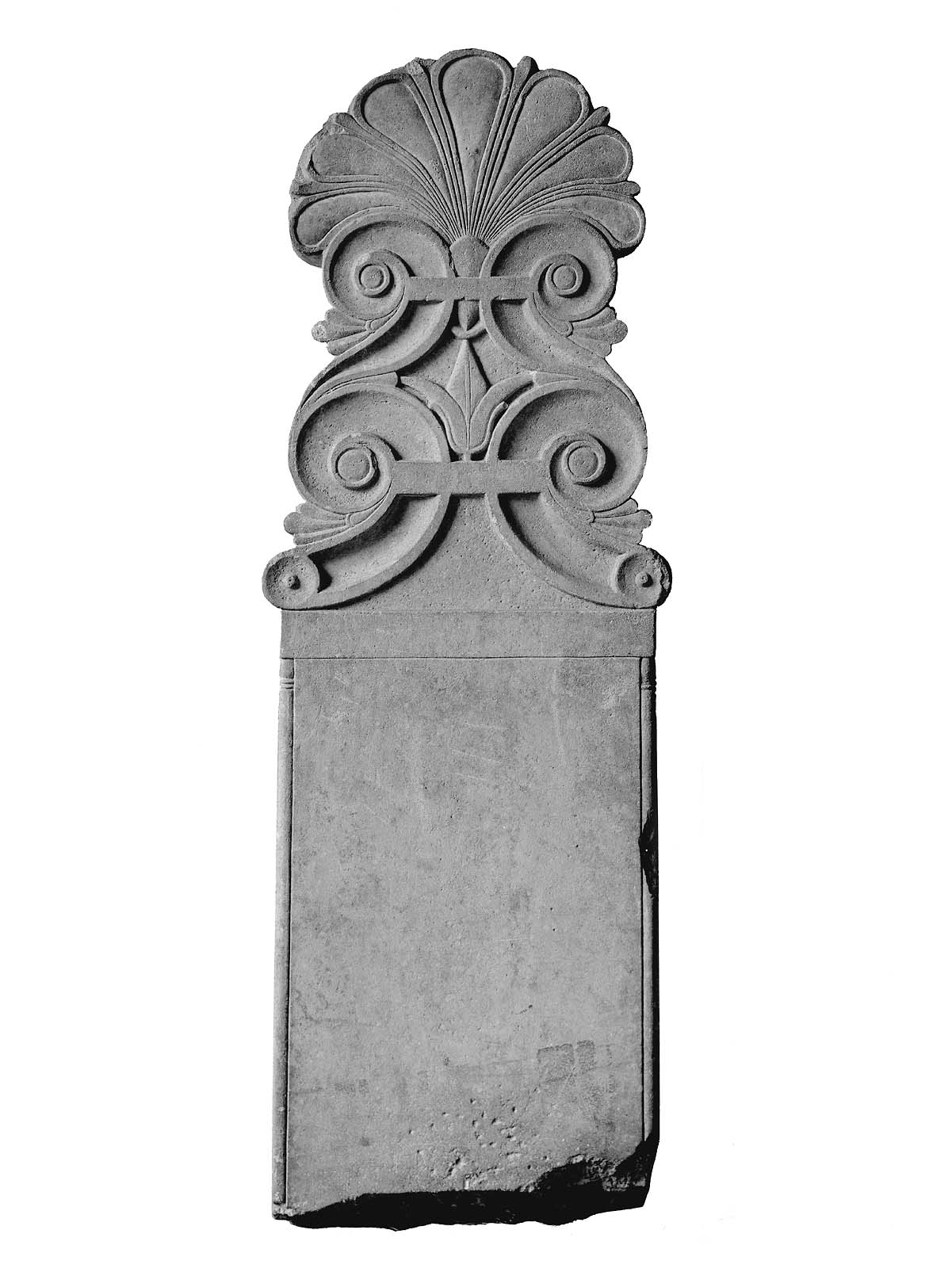 Top and shaft of a grave stele Museum of Fine Arts, Boston