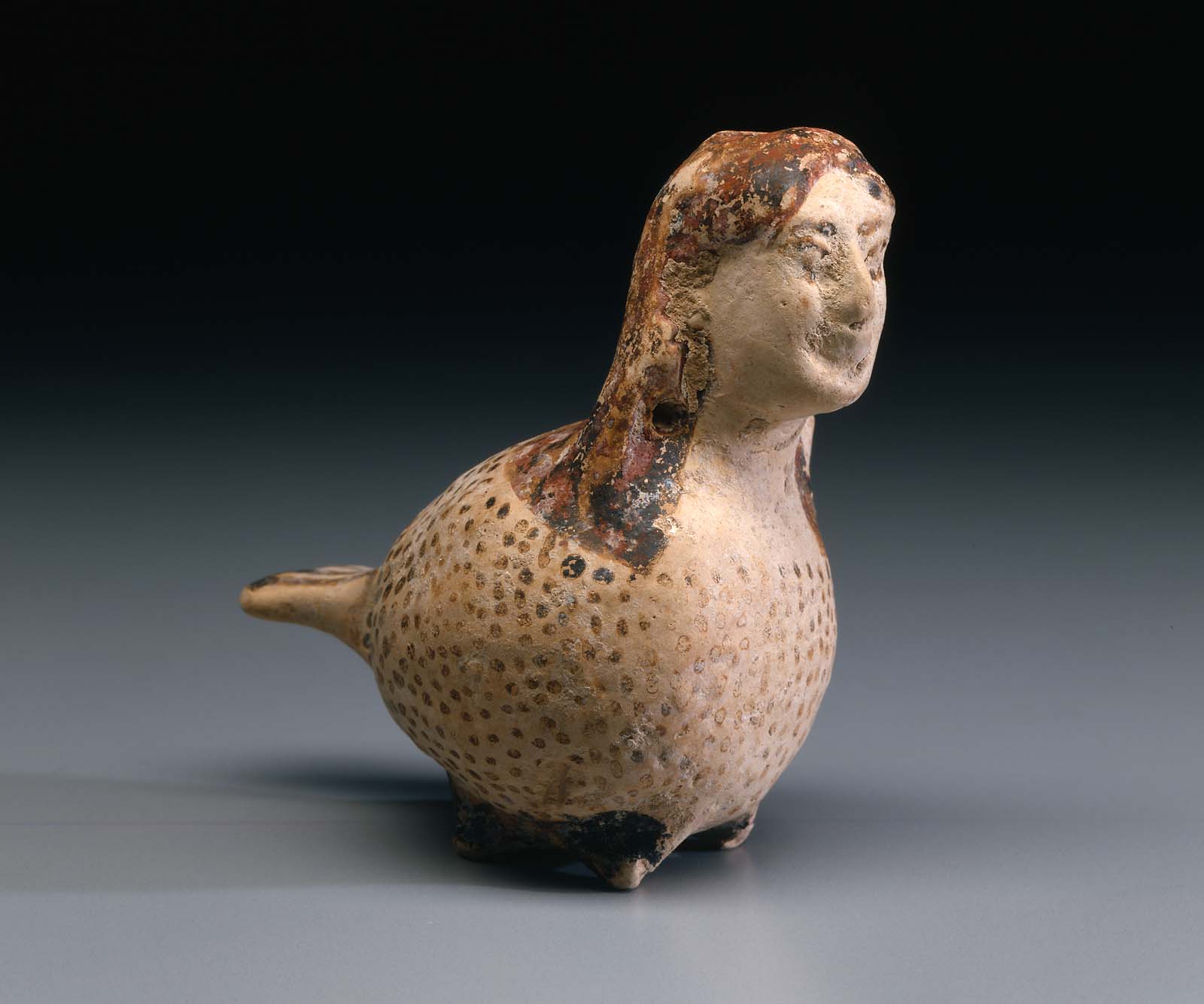 Vase in the form of a siren Museum of Fine Arts, Boston