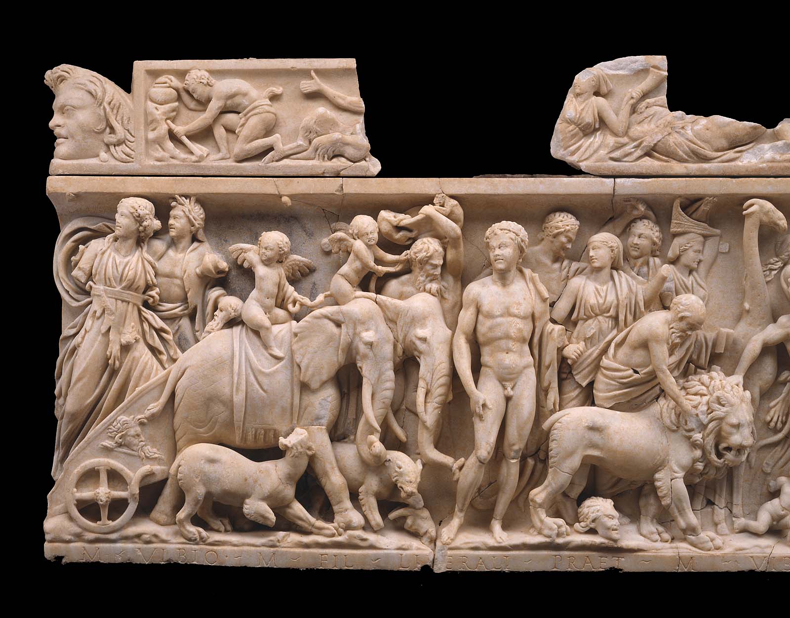 Sarcophagus With Triumph Of Dionysos Museum Of Fine Arts Boston