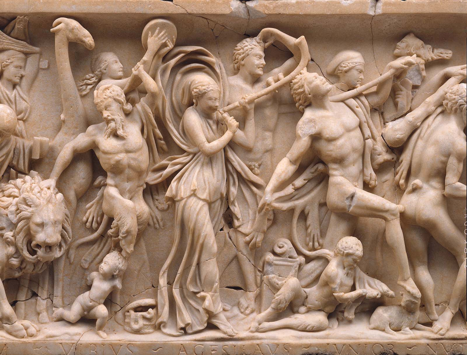 Sarcophagus with triumph of Dionysos Museum of Fine Arts, Boston