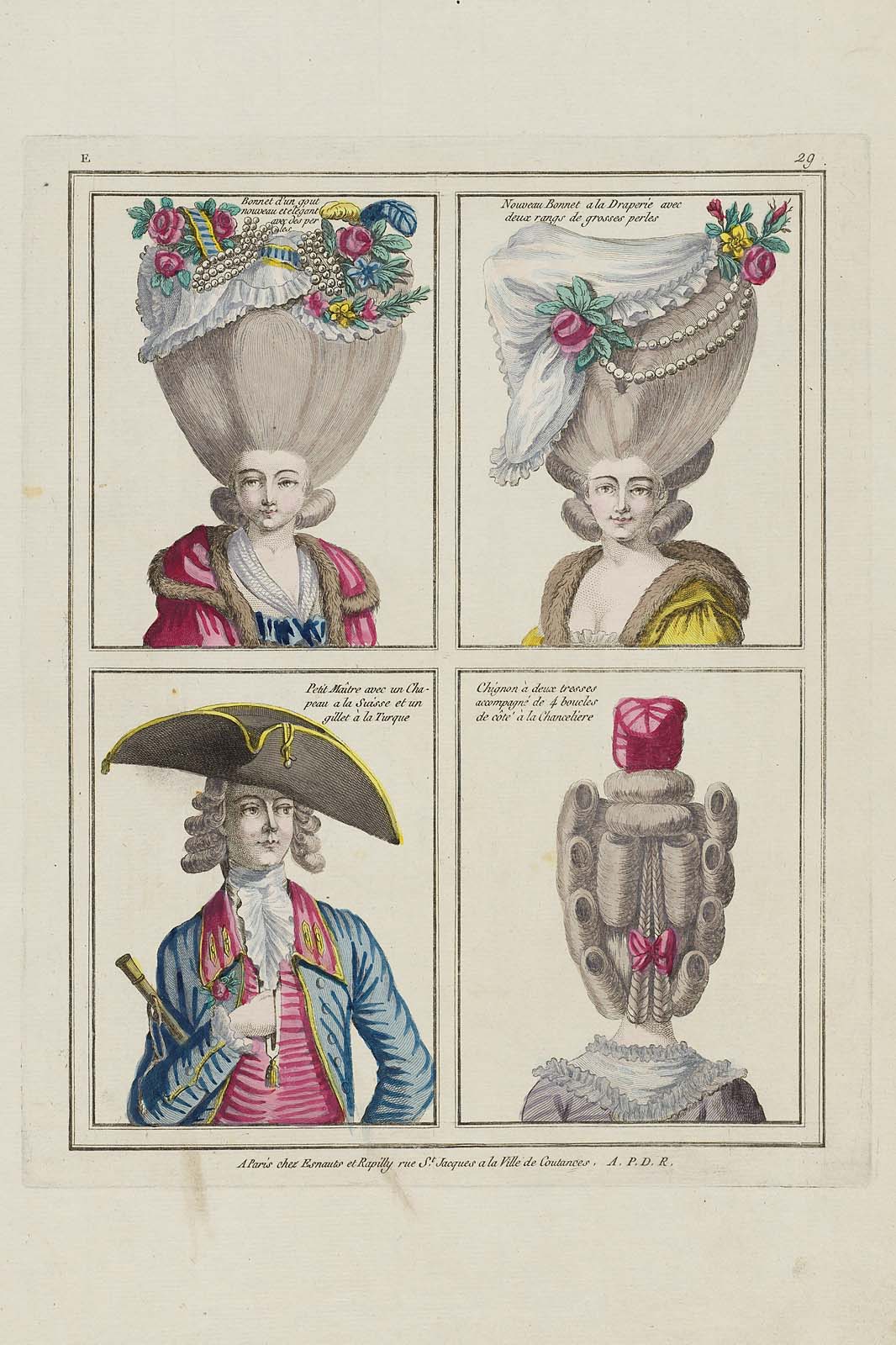 Gallerie des Modes et Costumes Français. 5e. Cahier des Costumes