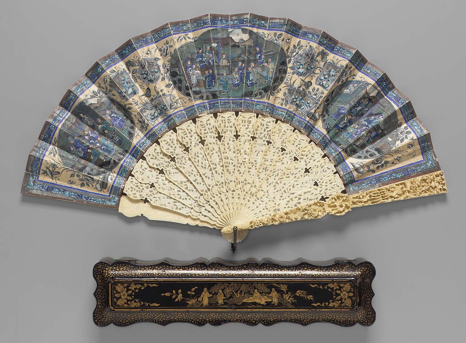 Folding fan Museum of Fine Arts, Boston