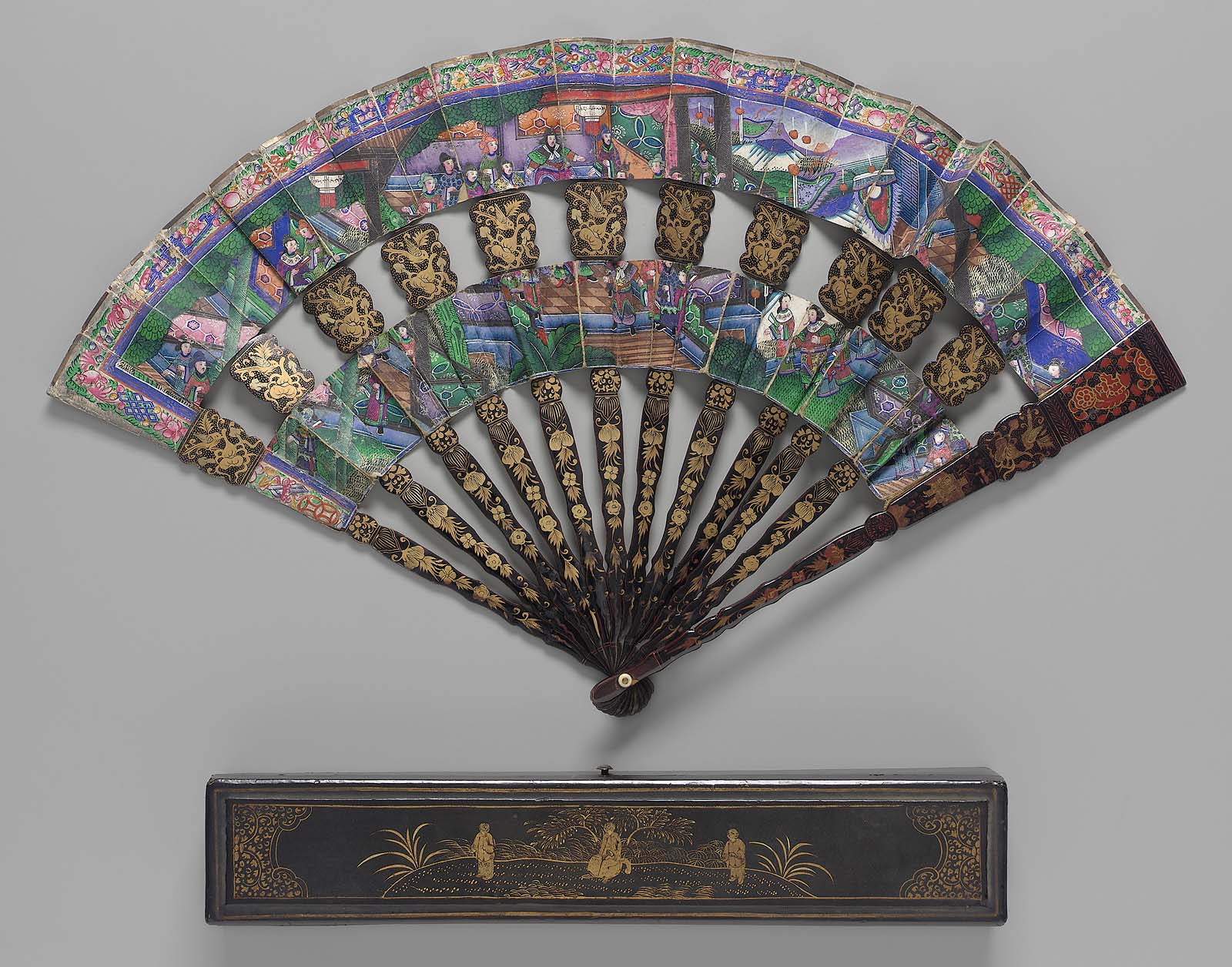 Folding fan Museum of Fine Arts, Boston