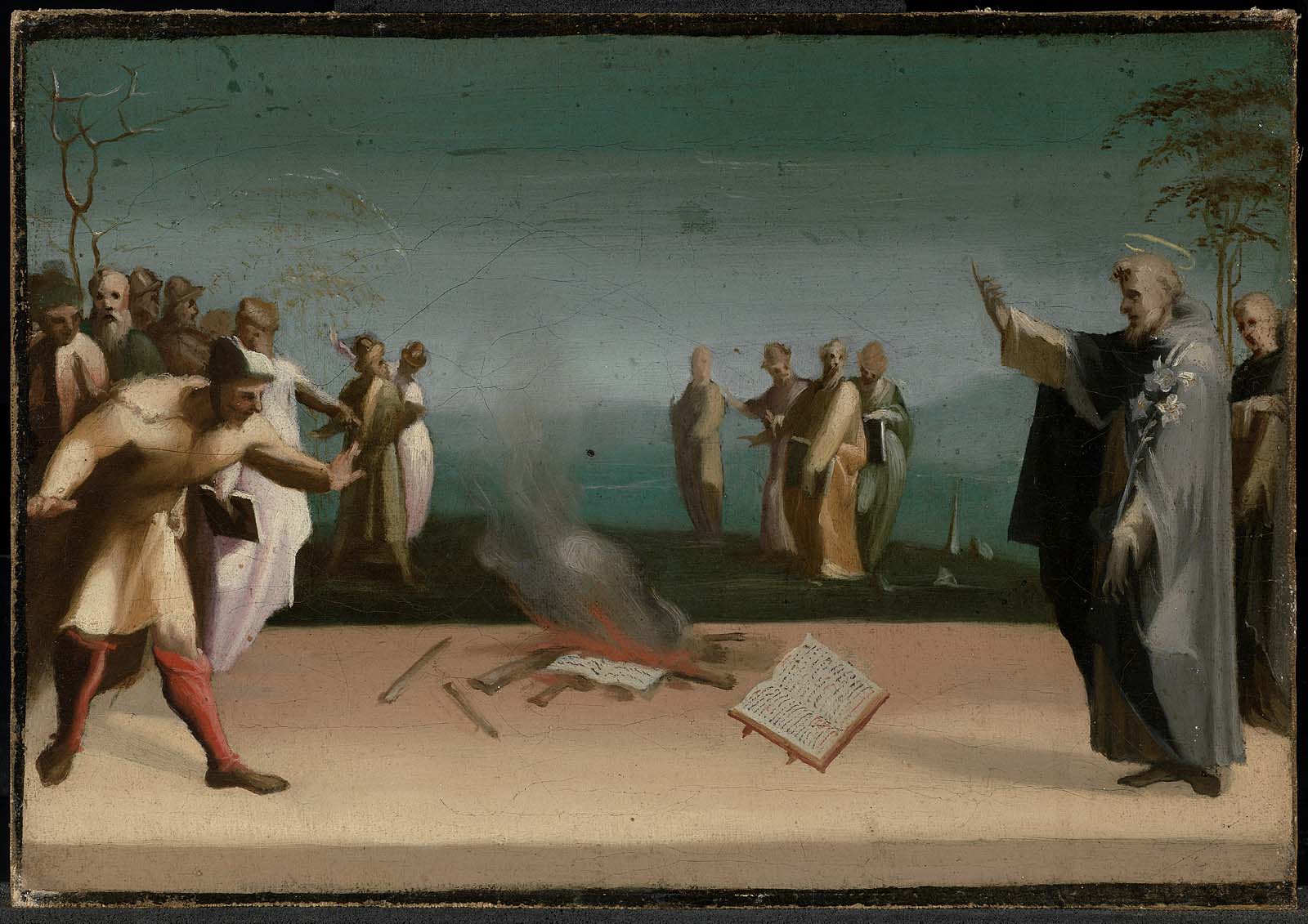 Saint Dominic and the Burning of the Heretical Books Museum of Fine