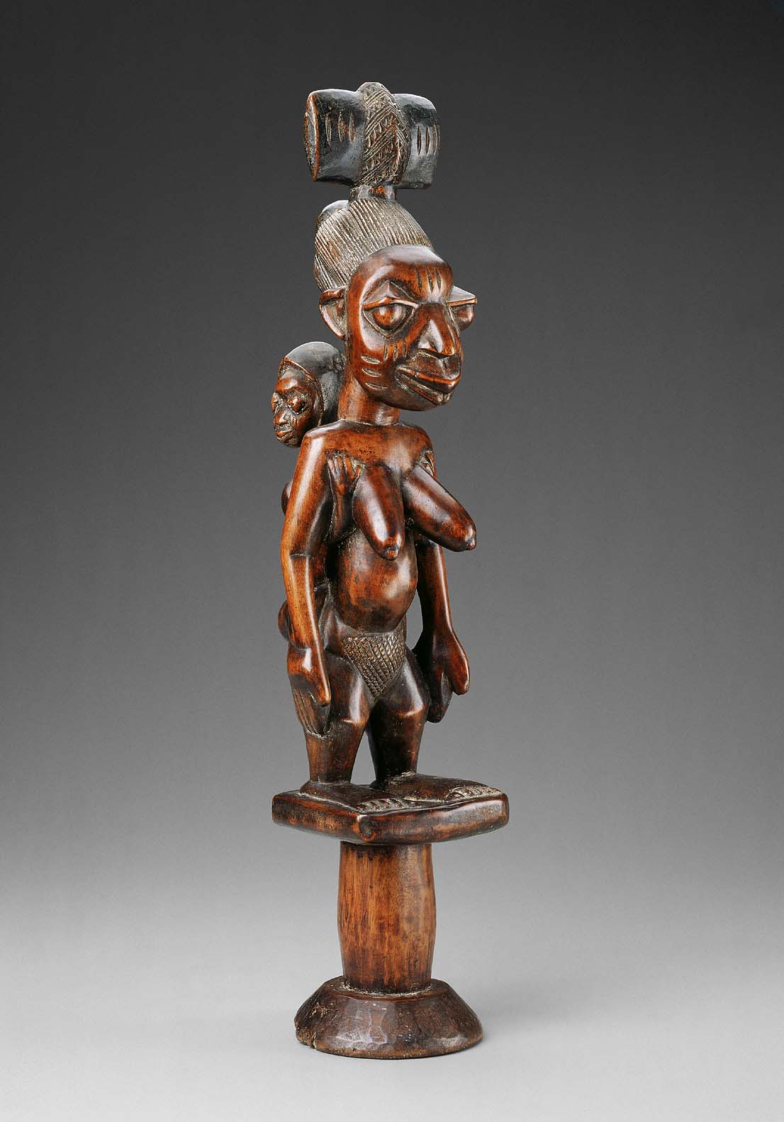 Shango staff Museum of Fine Arts, Boston
