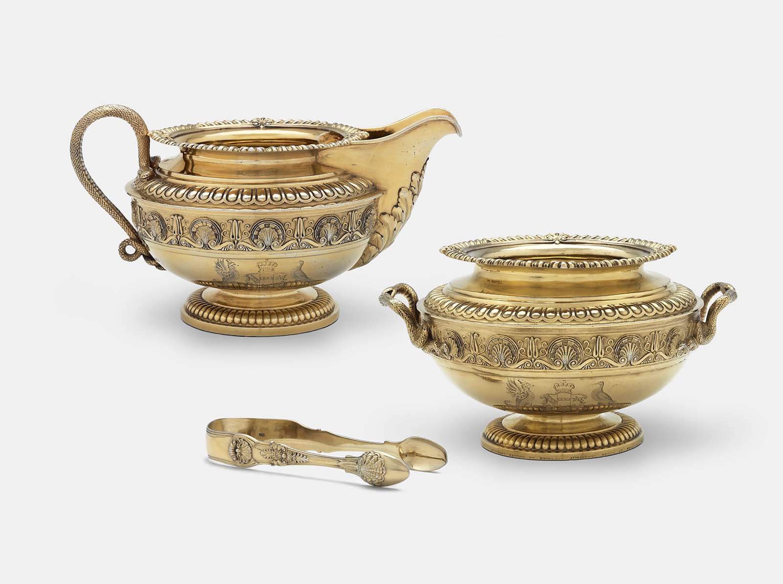 Sugar bowl with tongs Museum of Fine Arts, Boston