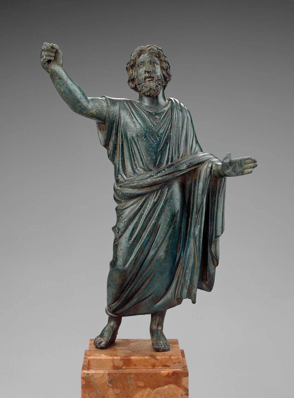 Statuette of a paternal deity, possibly Jupiter Museum of Fine Arts