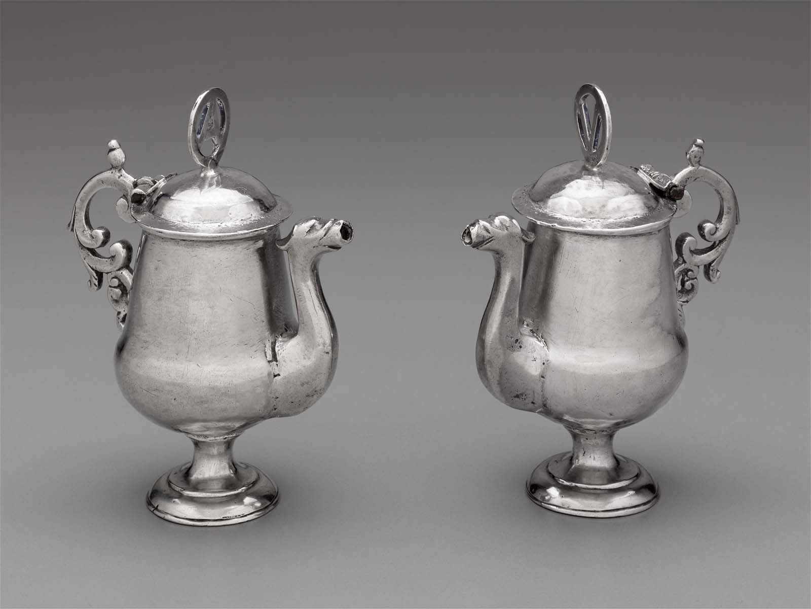 Pair of altar cruets (water and wine servers) Museum of Fine Arts, Boston