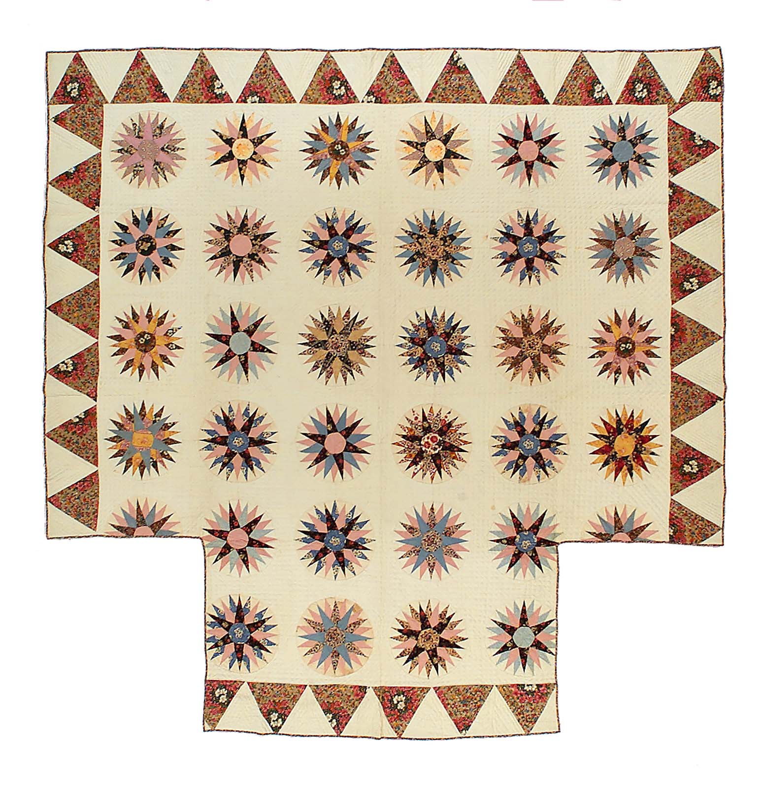 Mariner's compass quilt Museum of Fine Arts, Boston