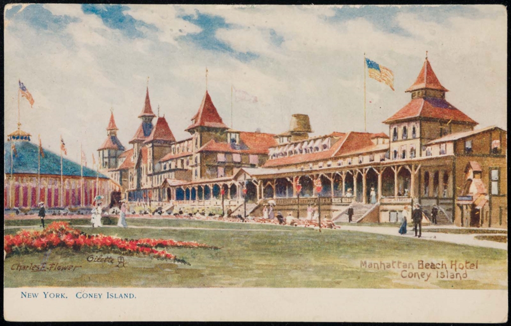 Manhattan Beach Hotel Coney Island. Museum of Fine Arts, Boston