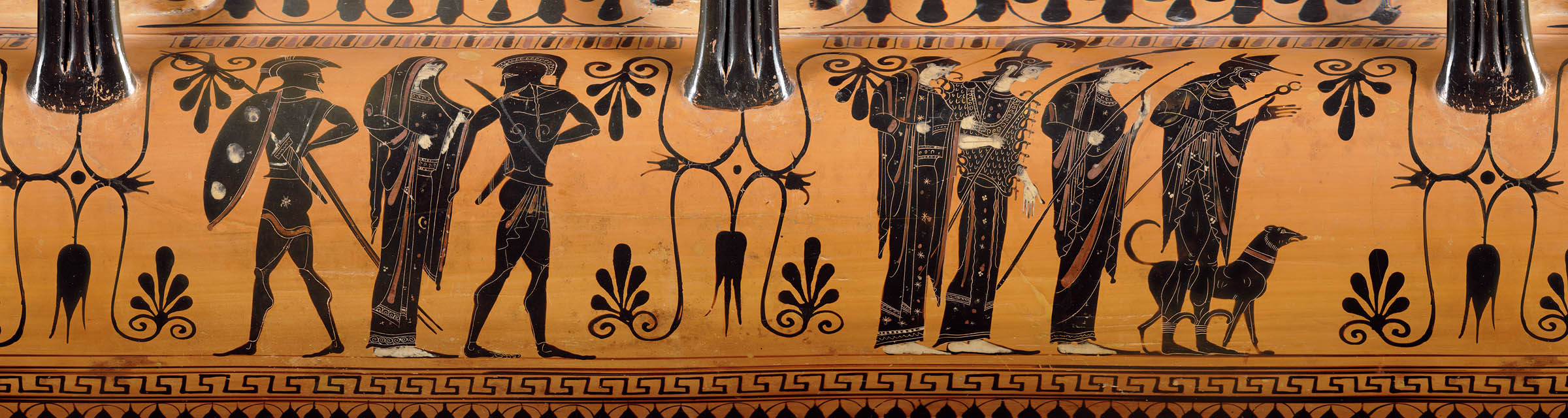 Twohandled jar (amphora) depicting the Judgment of Paris and the