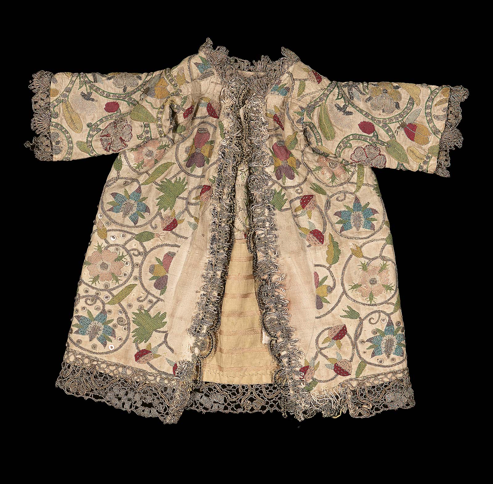 Miniature robe made from two coifs Museum of Fine Arts, Boston
