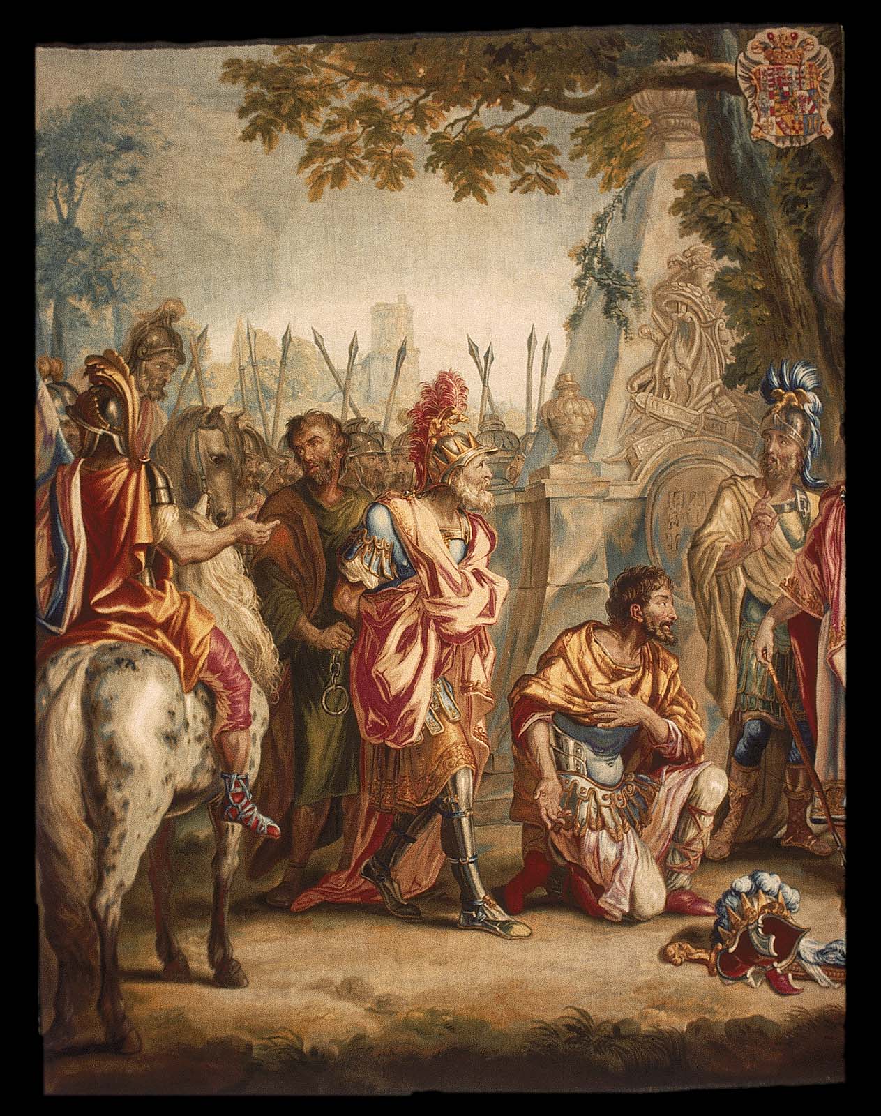 Tapestry The Defeat of Astyages (from the series, The Life of Cyrus