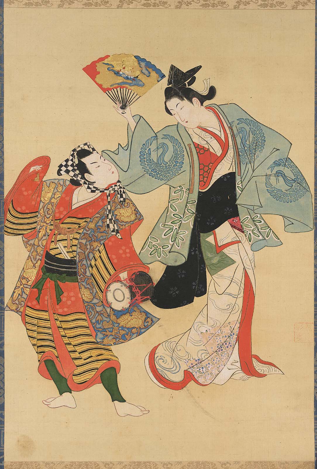 Manzai Dancers Museum of Fine Arts, Boston