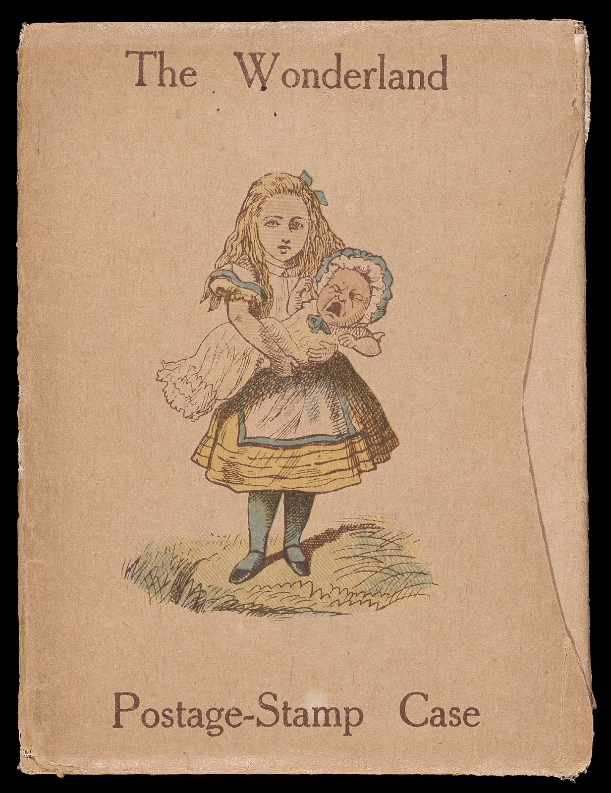The Wonderland PostageStamp Case, with illustrations from Alice in