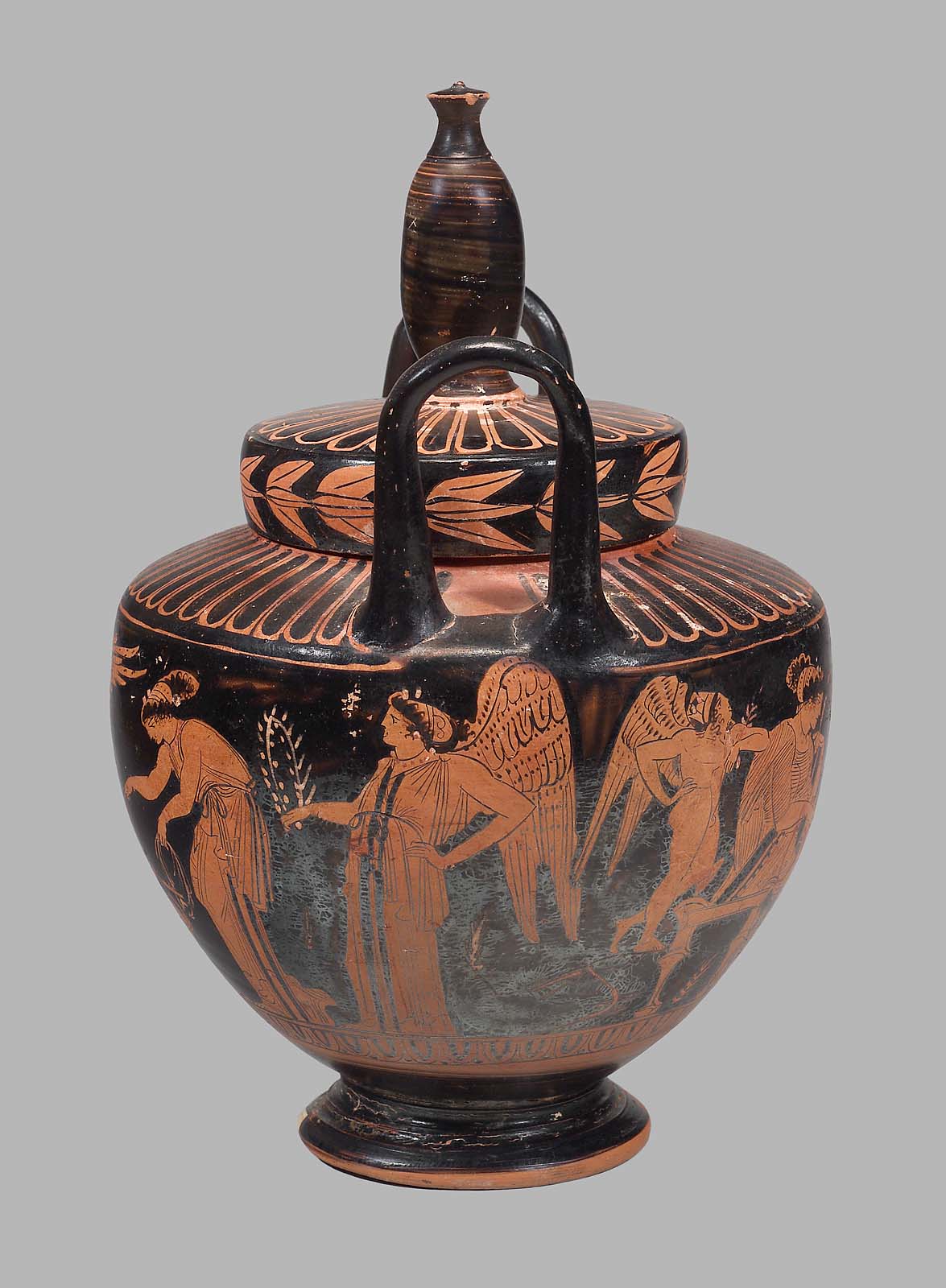 Marriage bowl (lebes gamikos) with prenuptial scene