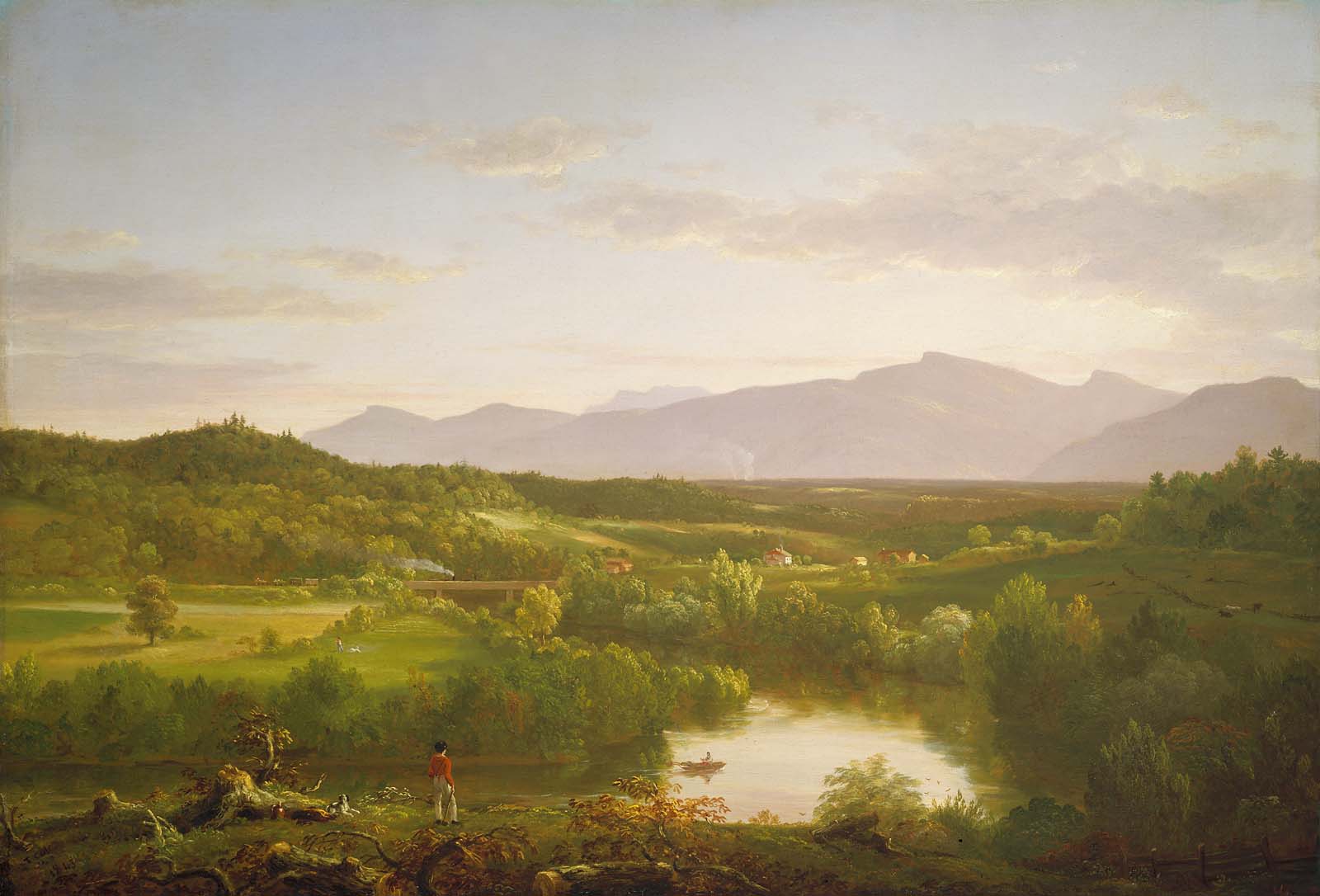 Image result for river in the catskills thomas cole