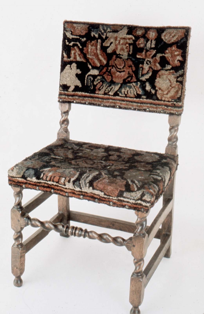 Turkeywork chair Museum of Fine Arts, Boston
