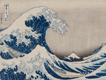 Katsushika Hokusai, "Under the Wave off Kanagawa (Kanagawa-oki nami-ura), also known as the Great Wave, from the series Thirty-six Views of Mount Fuji (Fugaku sanjûrokkei)," about 1830–31 Katsushika Hokusai, "Under the Wave off Kanagawa (Kanagawa-oki nami-ura), also known as the Great Wave, from the series Thirty-six Views of Mount Fuji (Fugaku sanjûrokkei)," about 1830–31