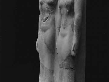 Pair statue of Queens Hetepheres II and Meresankh III Museum of Fine