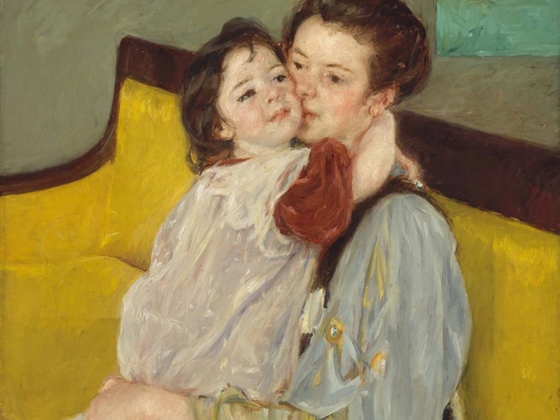 Mary Stevenson Cassatt, Caresse Maternelle, about 1902 Mary Stevenson Cassatt, Caresse Maternelle, about 1902