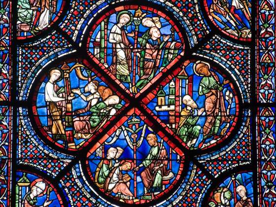 stock image from chartres cathedral