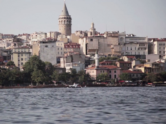 film still from up and down galata