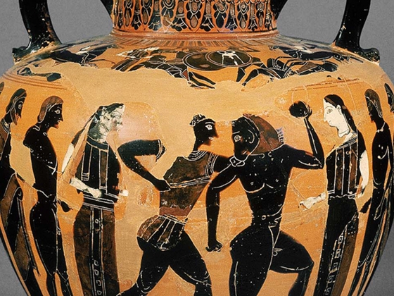 The Swing Painter, Amphora/Psykter, about 540 B.C. The Swing Painter, Amphora/Psykter, about 540 B.C.