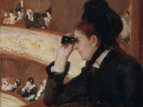 Mary Cassatt, In the Loge, 1878 Mary Cassatt, In the Loge, 1878