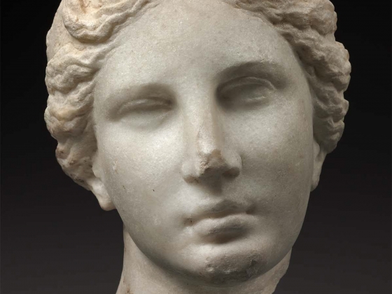 Head of Aphrodite ("The Bartlett Head" ), about 330–300 B.C. Head of Aphrodite ("The Bartlett Head" ), about 330–300 B.C.